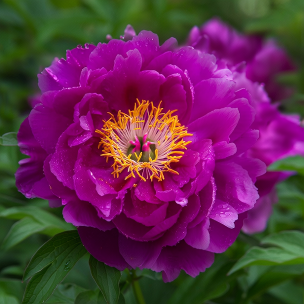紫花牡丹